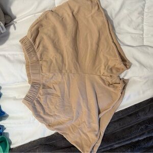 Aerie High Waist Tan Women's Shorts